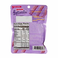 Bourbon Fettucine Gummi Strips, Grape, 1.76 oz