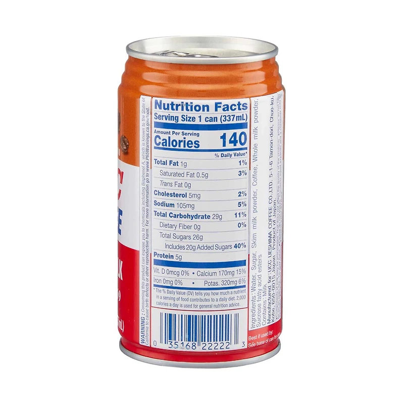 UCC Coffee with Milk, Original Blend, 11.4 fl oz