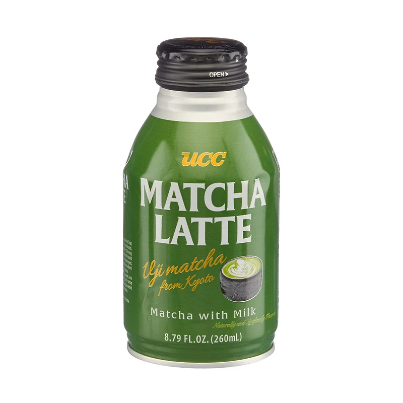 UCC Matcha Latte, Matcha with Milk, 8.79 oz