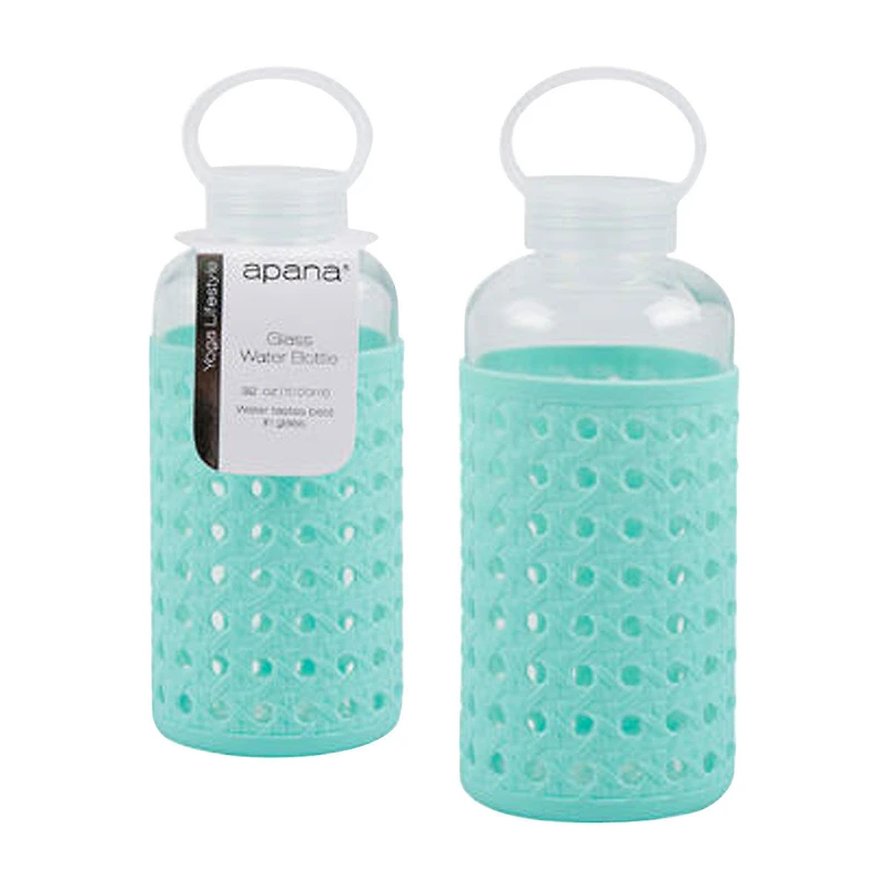 Apana Glass Water Bottle