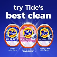 Tide Power PODs + Downy Laundry Detergent Pods, 18 Count, Soft Boosters + April Fresh, Detergent soap pacs for Laundry washing, HE compatible