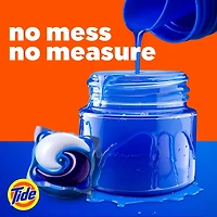 Tide Power PODs + Downy Laundry Detergent Pods, 18 Count, Soft Boosters + April Fresh, Detergent soap pacs for Laundry washing, HE compatible