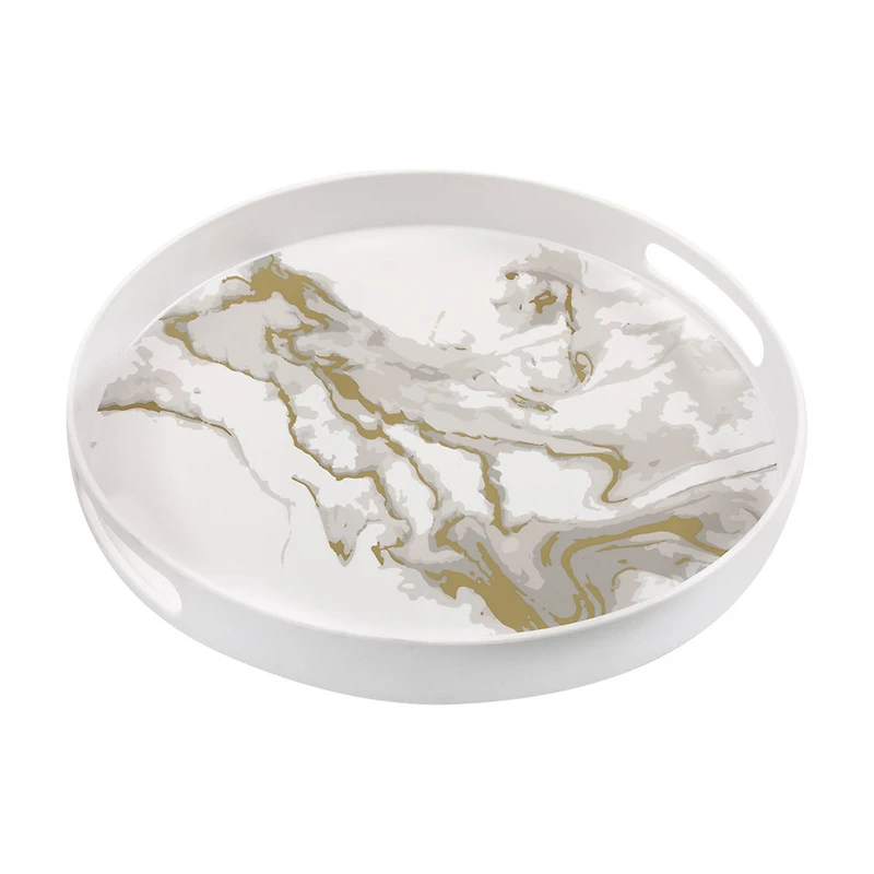 Marble Printed Serving Tray, 1ct