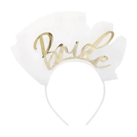 Bride Headband w/ Tulle 1ct