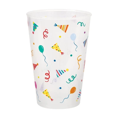 Party Hats 16oz Printed Plastic Cups 6ct