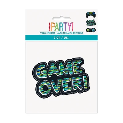 Gaming Vinyl Stickers 1ct