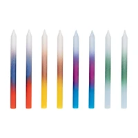 Ombre Bright Candles 8ct