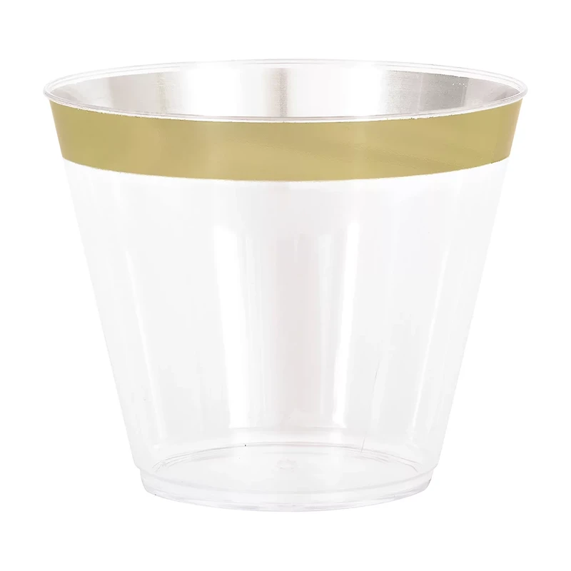 Gold Electroplated 9oz Tumblers 8ct
