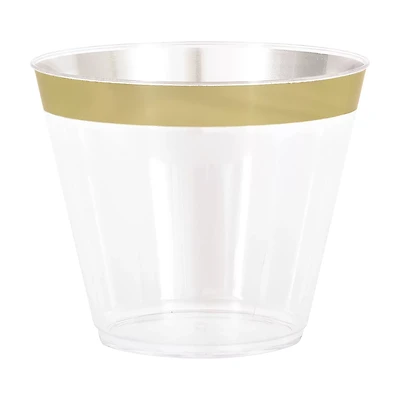 Gold Electroplated 9oz Tumblers 8ct