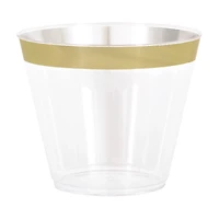 Gold Electroplated 9oz Tumblers 8ct
