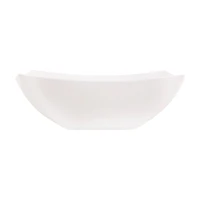 Square WHITE Plastic Serving Bowl 1ct