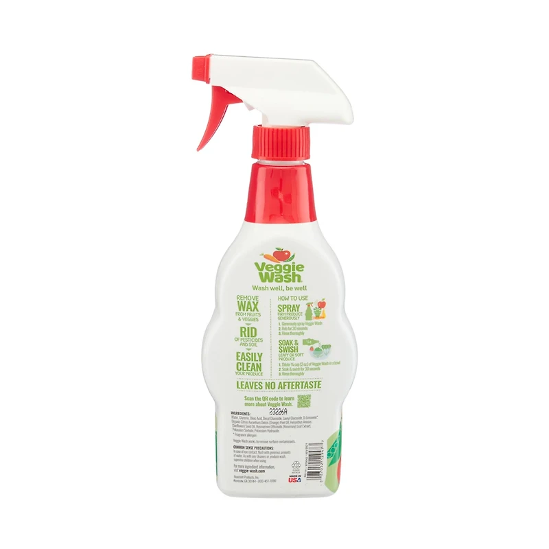 Veggie Wash, Fruit & Vegetable Wash, 16 fl oz