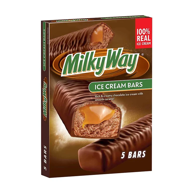 MILKY WAY Ice Cream Bars, 5 ct