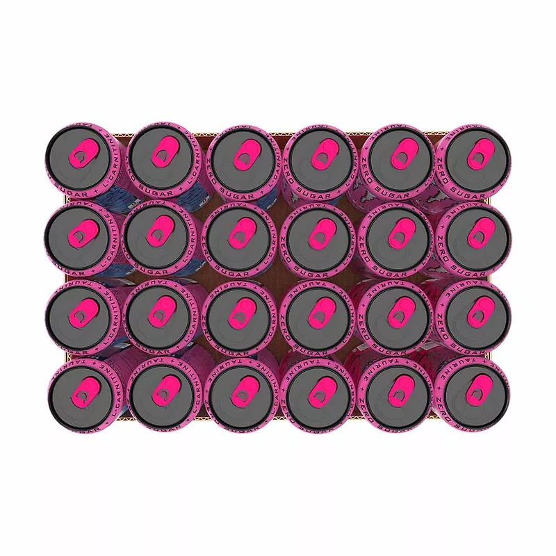 Monster Zero Sugar Ultra Fantasy Ruby Red Energy Drink, 16 oz cans, 24 pk