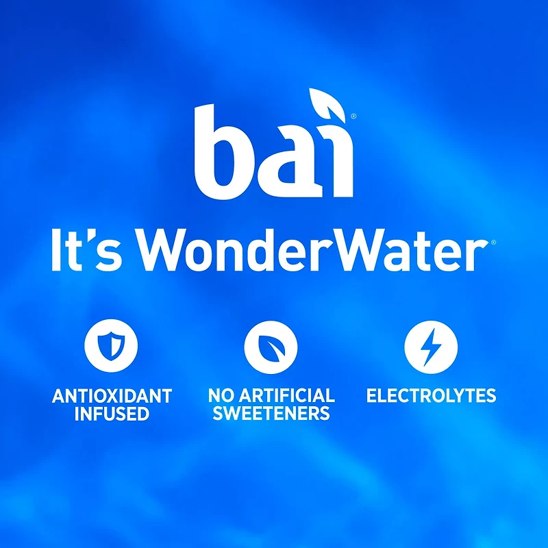 Bai Antioxidant Infused Water Beverage, Zambia Bing Cherry, 18 Fluid Ounce Bottle