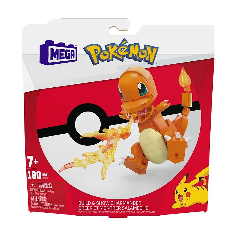 Mega Block Build and Show Pokémon Set, Assorted