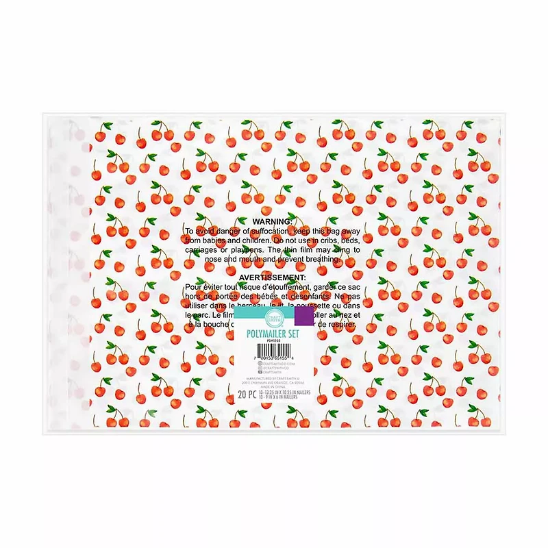 Cherries Packaging Polymailer Set, 20 pc