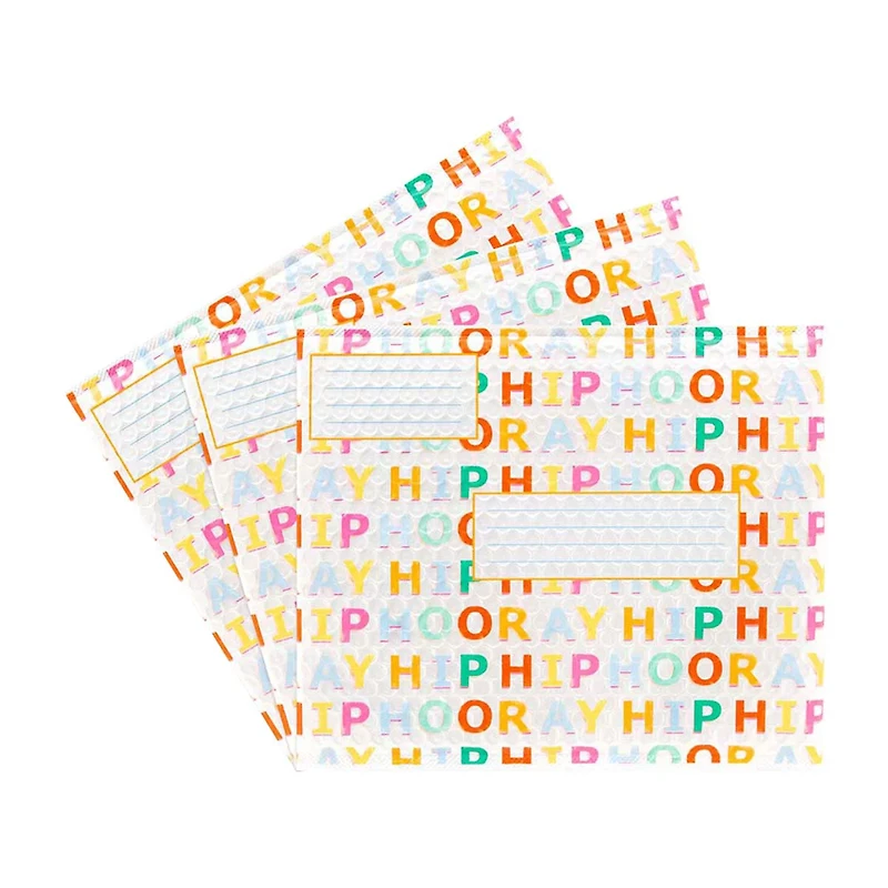 Craft Smith Packaging Hooray Bubble Mailer, 3 pc