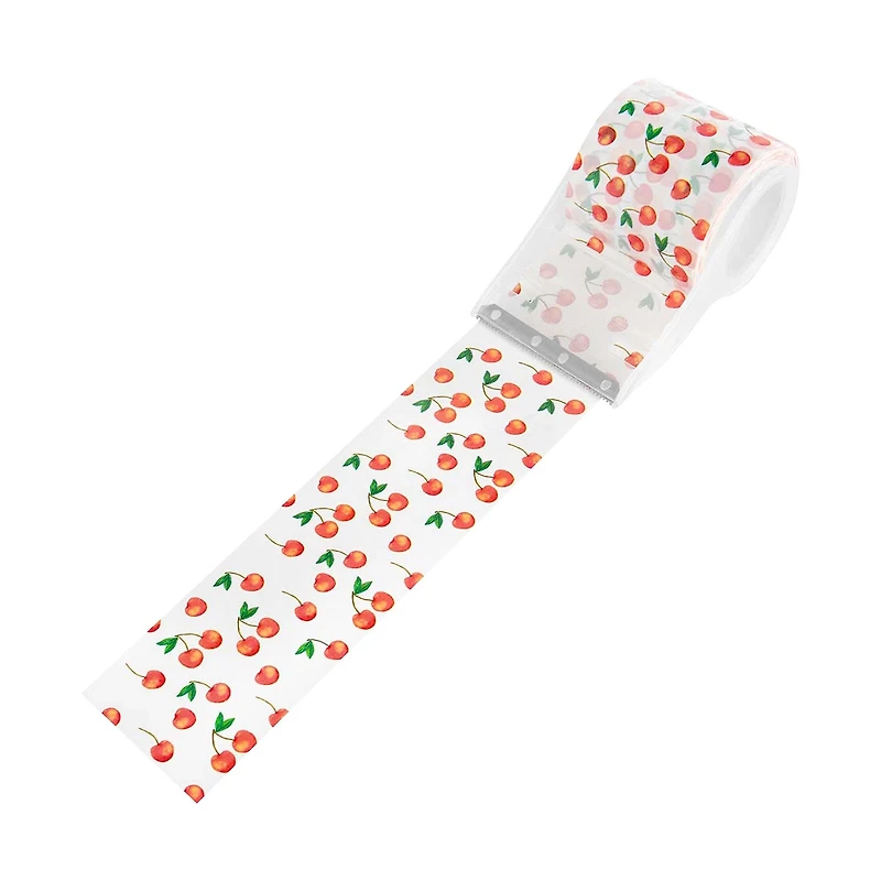 Craft Smith Cherries Shipping Tape, 1.8 in x 16.6 yd