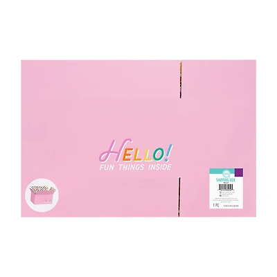 Rectangular Hello Storage Shipping Box