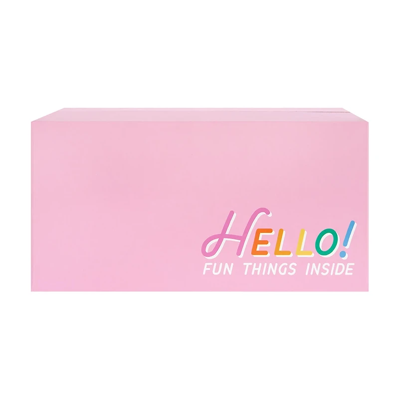 Rectangular Hello Storage Shipping Box