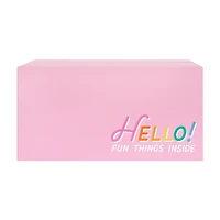 Rectangular Hello Storage Shipping Box