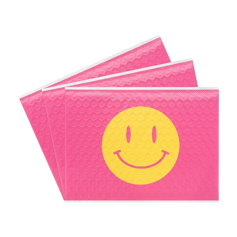 Craft Smith Packaging Smiles Bubble Mailer, 3 pc