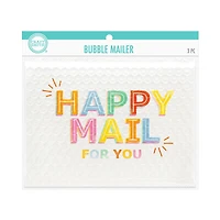 Craft Smith Packaging Happy Mail Bubble Mailer, 3 pc