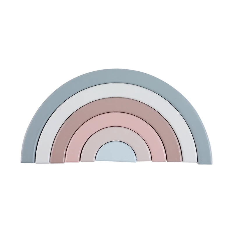 Wooden Rainbow Stacker Toy