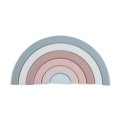 Wooden Rainbow Stacker Toy