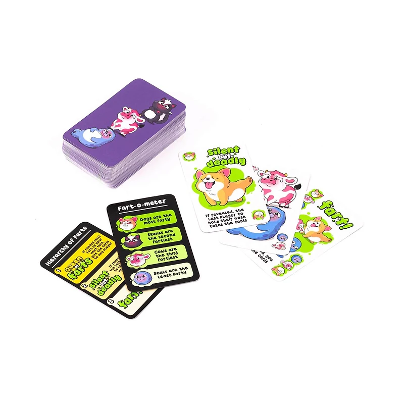 Professor Puzzle Games Queen of Farts Card Game