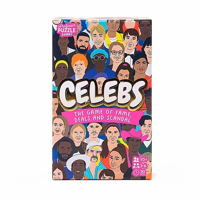Professor Puzzle Games Celebs 'The Game of Fame, Deals, and Scandal' Card Game