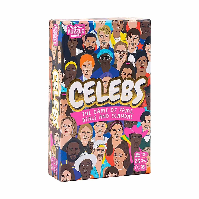 Professor Puzzle Games Celebs 'The Game of Fame, Deals, and Scandal' Card Game