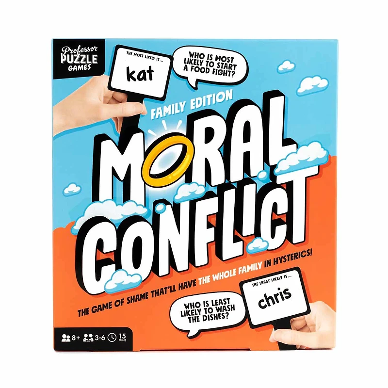 Professor Puzzle Games Family Edition Moral Conflict Card Game