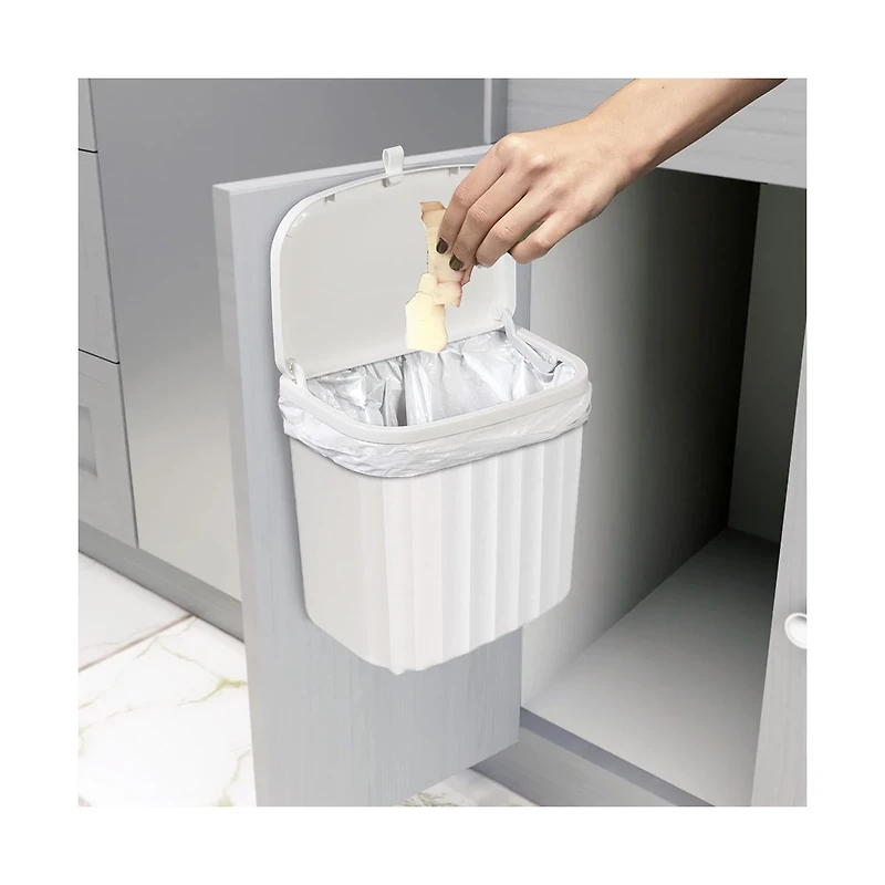 Glad Under Counter White Bin, 1.8 gal