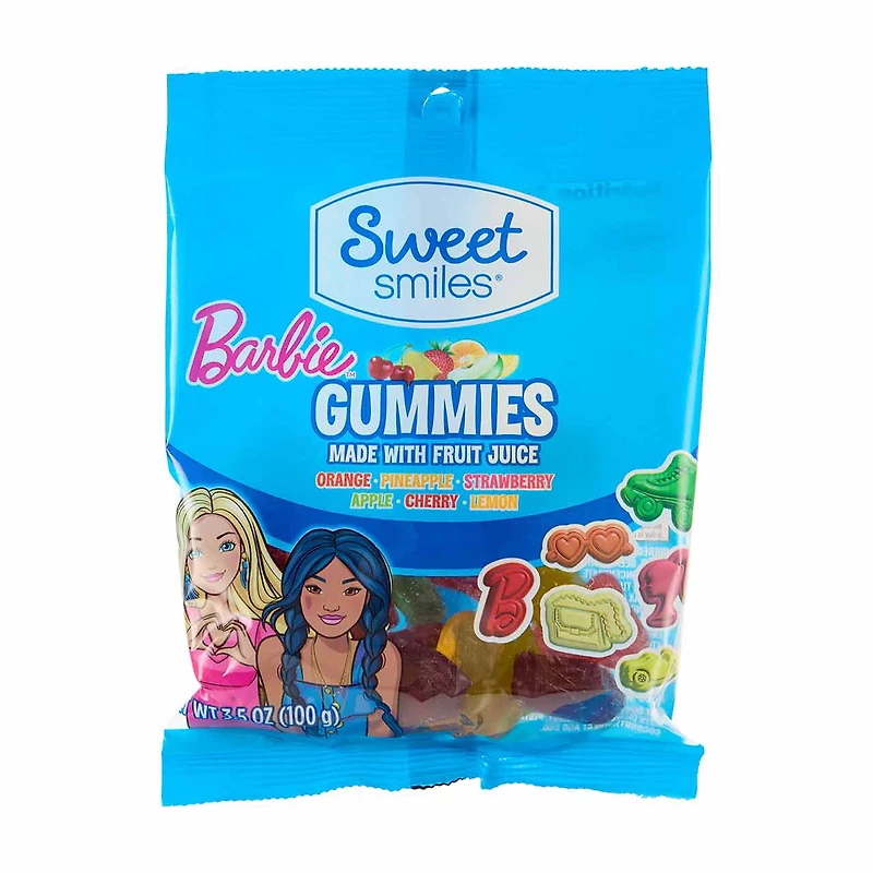 Sweet Smiles Barbie Gummies, 3.5 oz