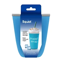 Grand Fusion Frapp-Wrap Beverage Insulator, Aqua