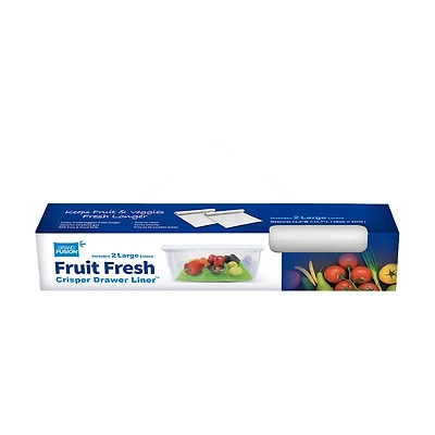 Grand Fusion Fruit Fresh Crisper Drawer Liner, Large, 2 ct