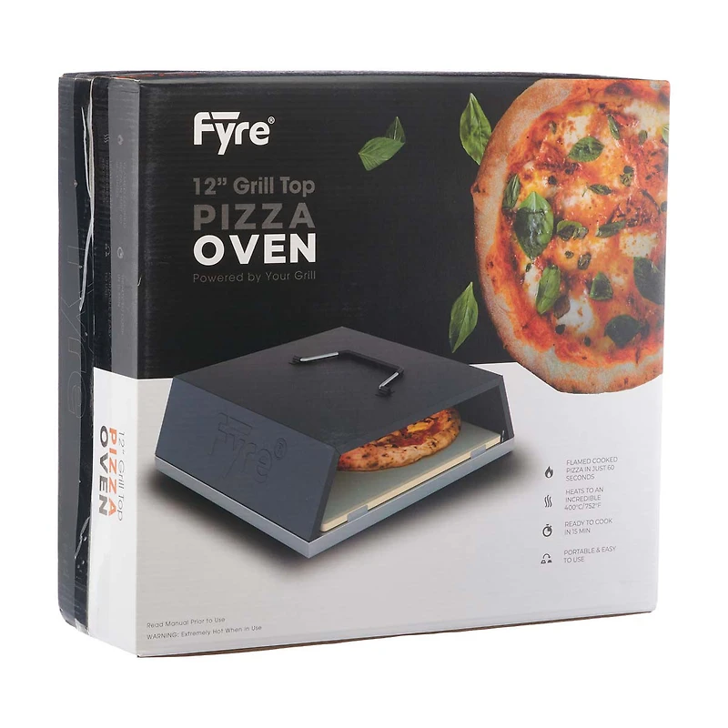 Fyre Portable Grilling Pizza Oven, 12 Inches