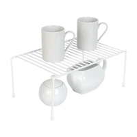 Smart Design Cabinet Storage Shelf Rack, Medium, White