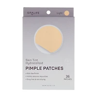 Spalife Skin Tint Hydrocolloid Pimple Patches, Light, 36 pc