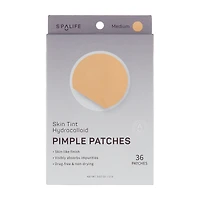 Spalife Skin Tint Hydrocolloid Pimple Patches, Medium, 36 pc