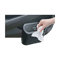 iJoy Clip On Portable Car Trash Bin, Black