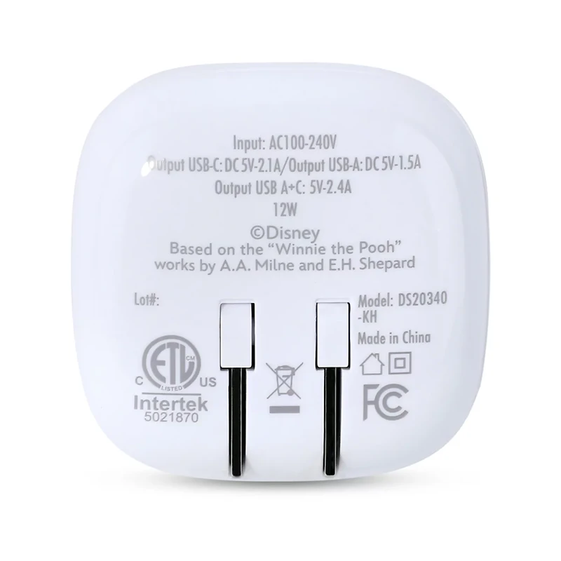 iJoy Disney USB Charging & Touch LED Nightlight, Winnie the Pooh