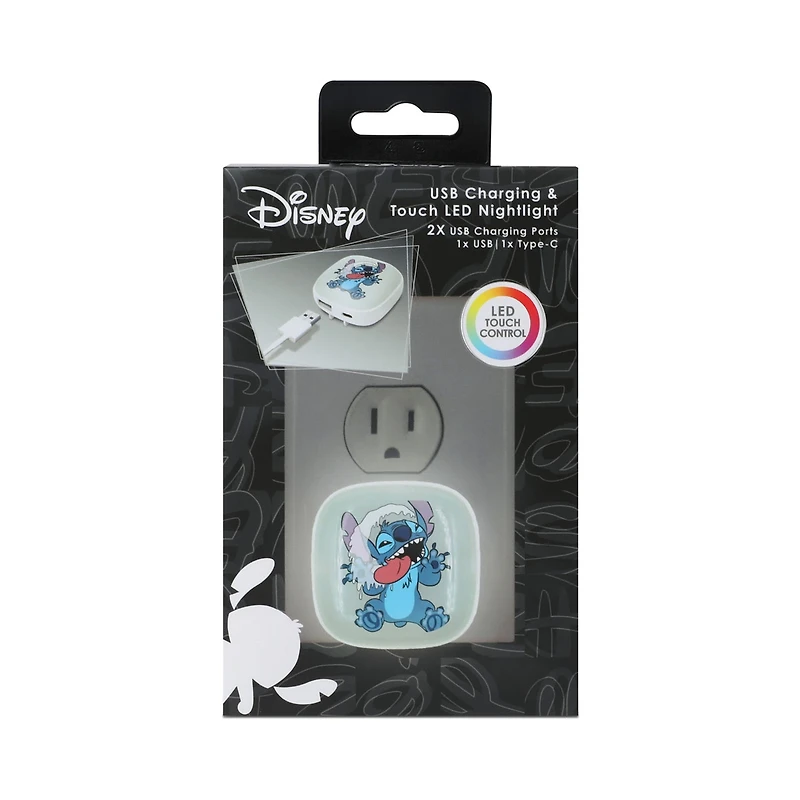 iJoy Disney USB Charging & Touch LED Nightlight, Lilo & Stitch
