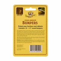 Parker Bailey Adhesive Bumpers, 1/2 inch, 32 pc