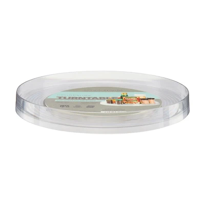Plastic Turntable, Clear