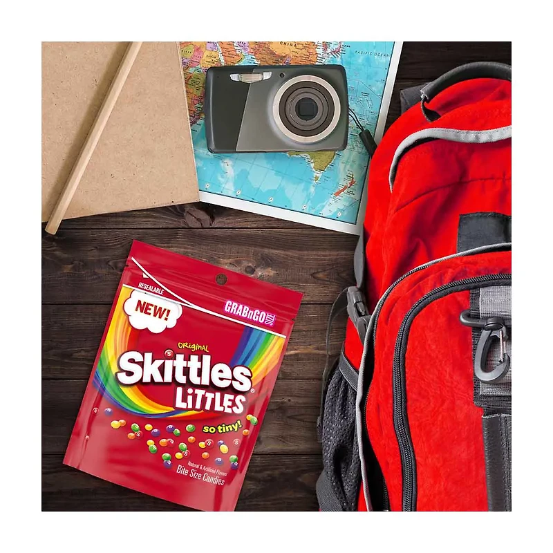 Skittles Littles Original Chewy Candy, Grab N Go Size, 7.2 oz