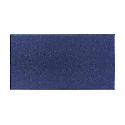 Rectangular Dirt Stopper Tapestry Rug, Navy Blue