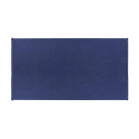Rectangular Dirt Stopper Tapestry Rug, Navy Blue